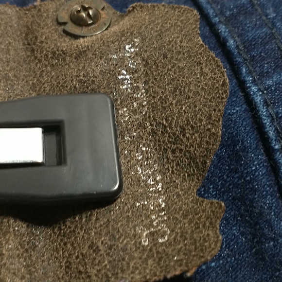 INDUSTRIAL COTTON JEAN SHORTS size 5 Juniors Women's Like New Indigo Blue - Picture 8 of 10